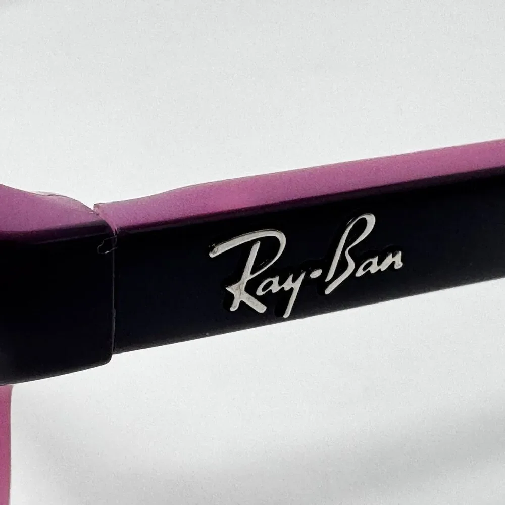 Ray-Ban RB1531 3702 Black Violet Kids Eyeglass Frames 46-16-125 Authentic